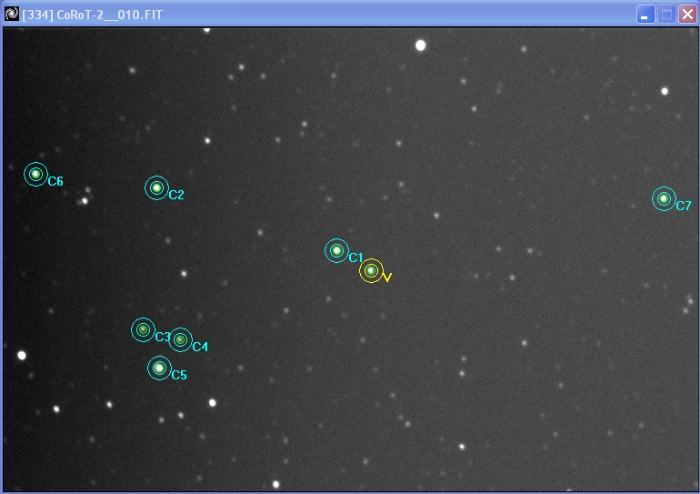 Mapka - CoRoT-2, JD 2456839.72037