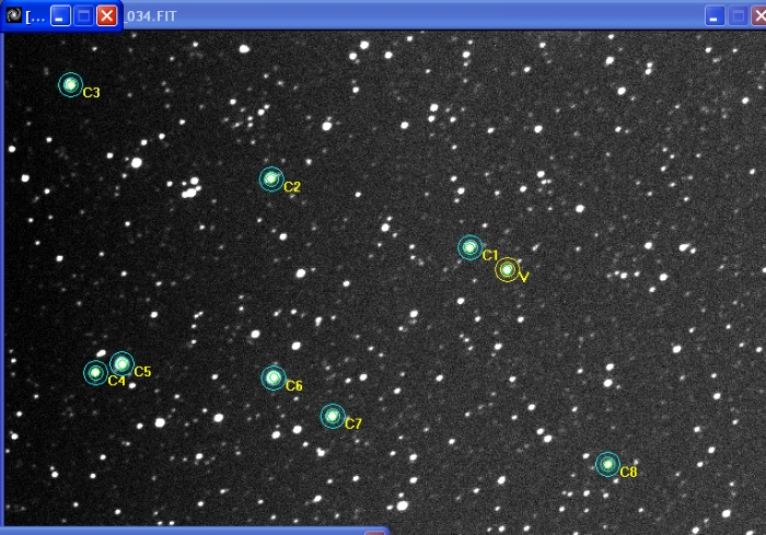 Mapka - CoRoT-2, JD 2456846.70021