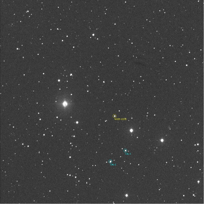 Mapka - WASP-103, JD 2456846.40000