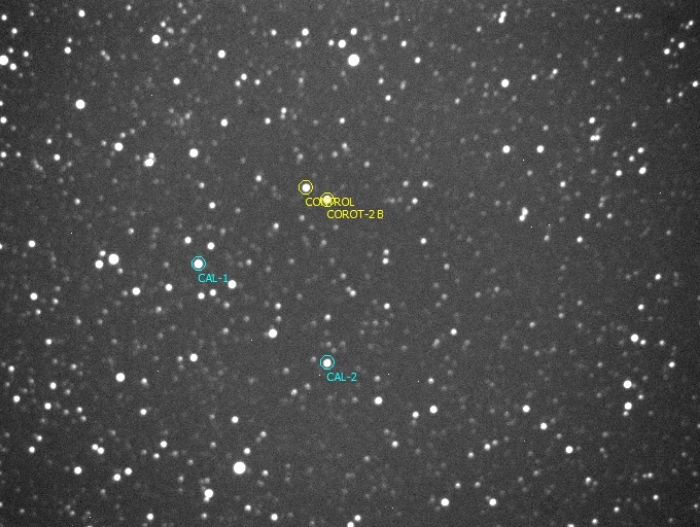 Mapka - CoRoT-2, JD 2456869.41958