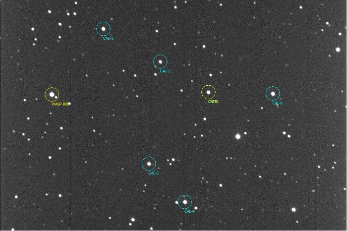 Mapka - WASP-80, JD 2456901.51645