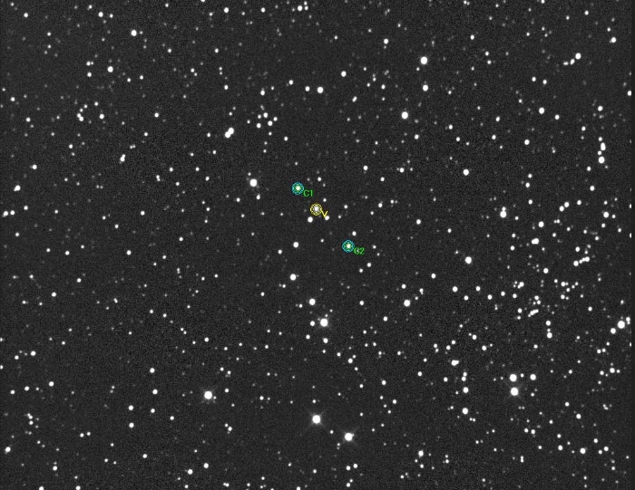 Mapka - CoRoT-1, JD 2457017.35700