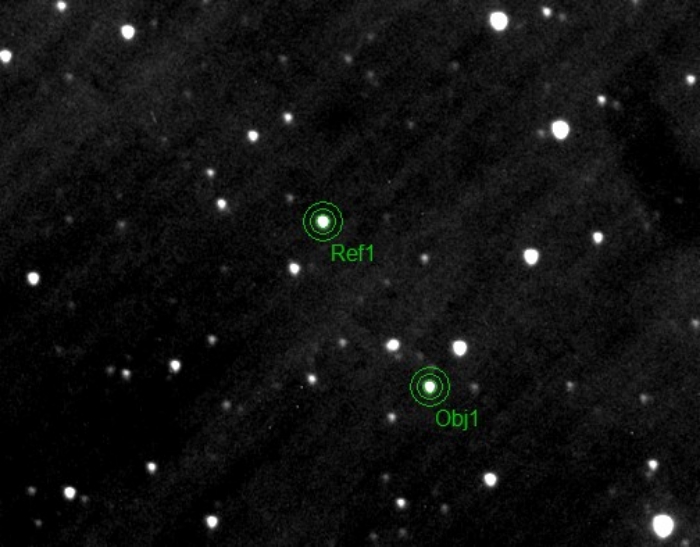 Mapka - CoRoT-1, JD 2457082.27020