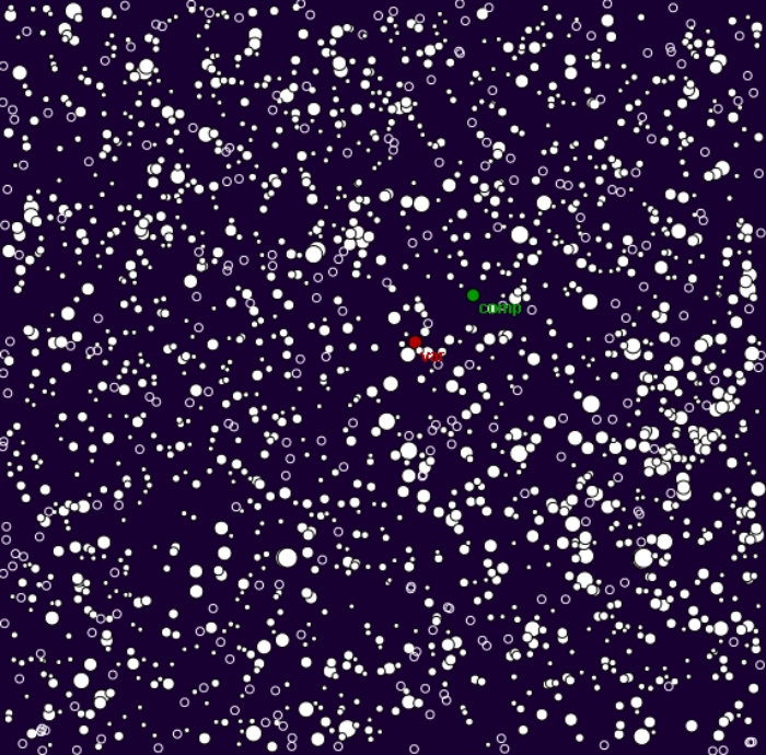 Mapka - CoRoT-1, JD 2457088.26797