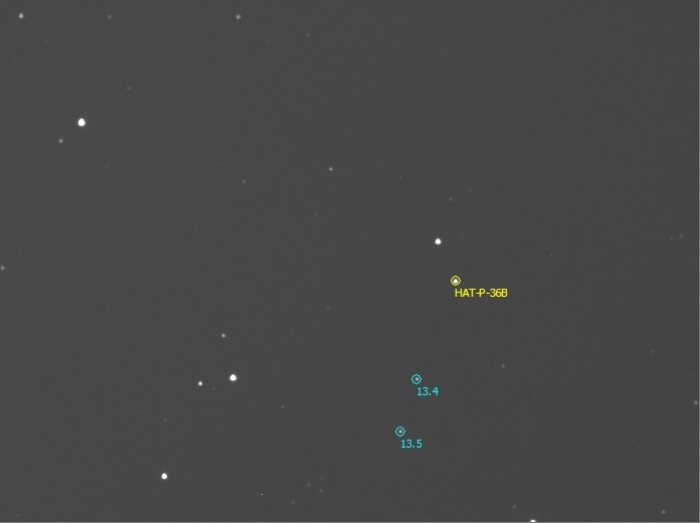 Mapka - HAT-P-36, JD 2457095.48575