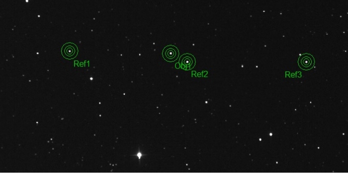 Mapka - WASP-48, JD 2457154.35741