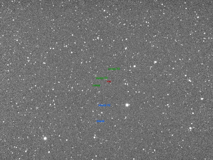 Mapka - WASP-2, JD 2457256.45054