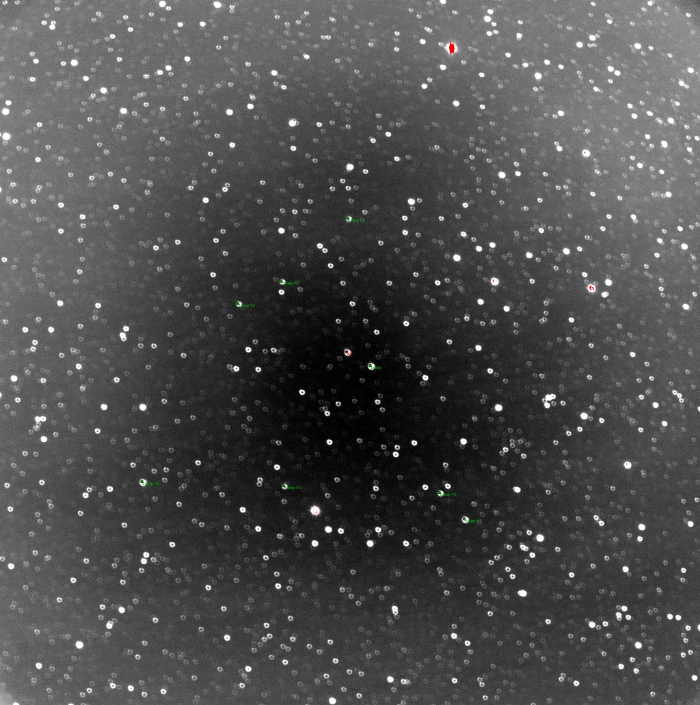 Mapka - CoRoT-2, JD 2457263.30403