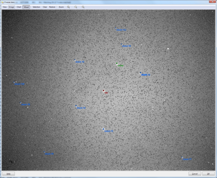 Mapka - HAT-P-14, JD 2457323.25332