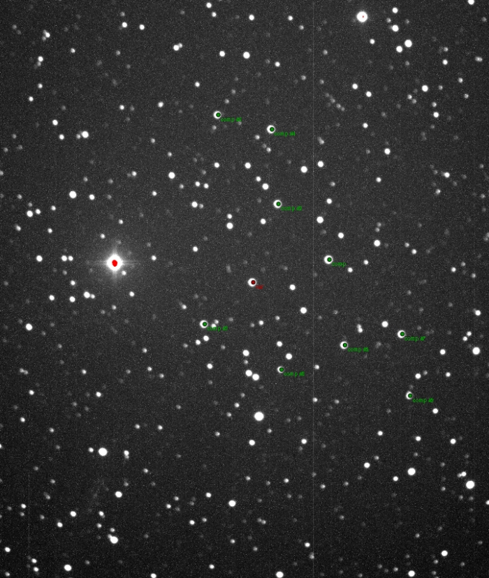Mapka - WASP-58, JD 2457331.25615