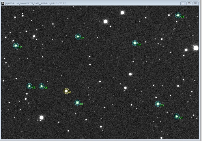 Mapka - HAT-P-19, JD 2457316.33020