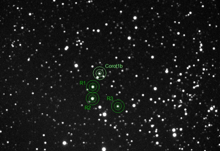 Mapka - CoRoT-1, JD 2457376.49904