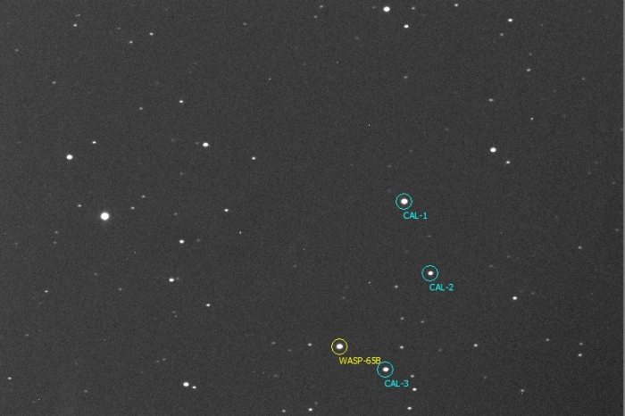 Mapka - WASP-65, JD 2457379.52543