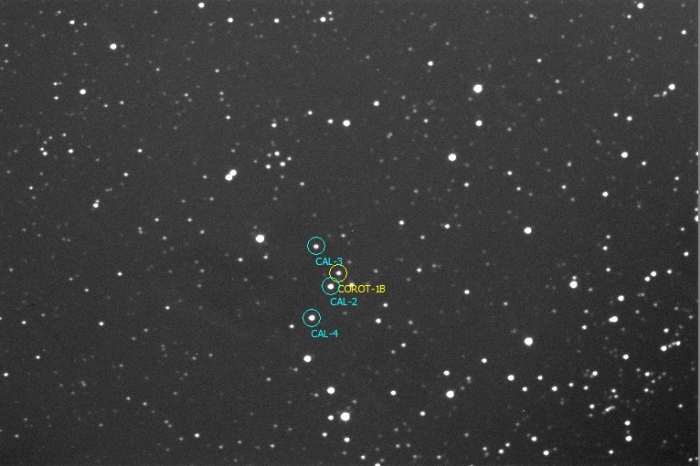 Mapka - CoRoT-1, JD 2457423.28667