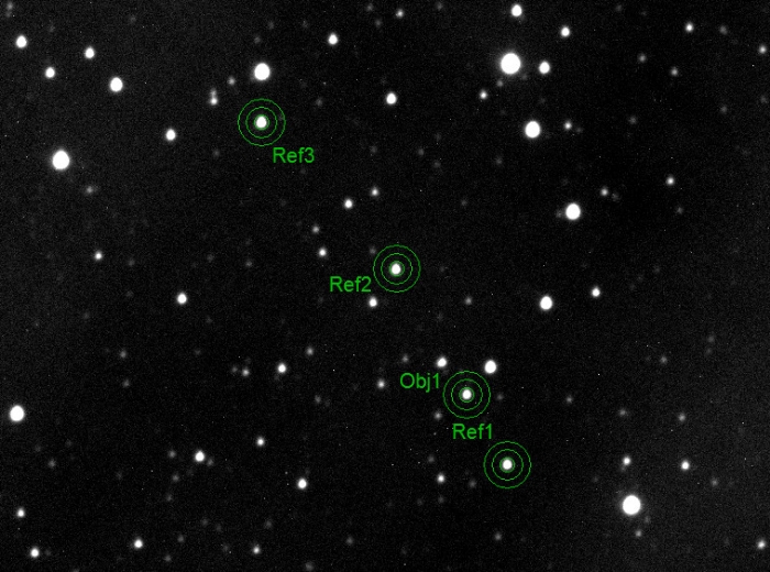 Mapka - CoRoT-1, JD 2457429.31909