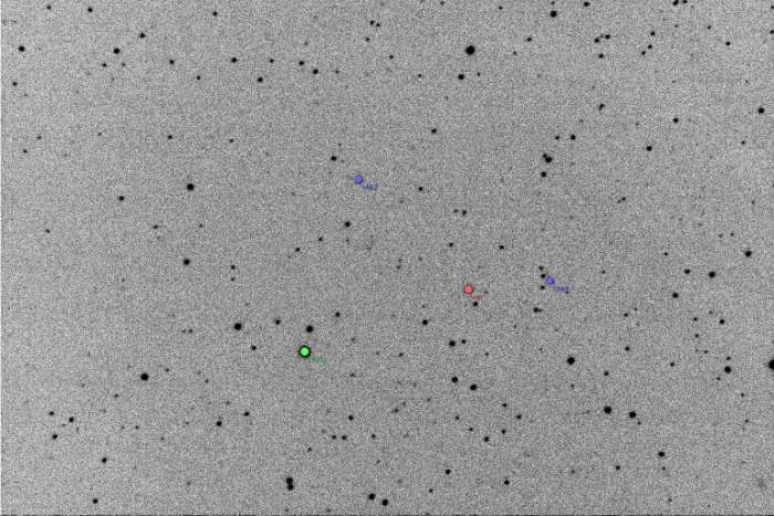 Mapka - VX Lac, JD 2455799.29353