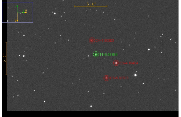Mapka - XO-1, JD 2457454.73335