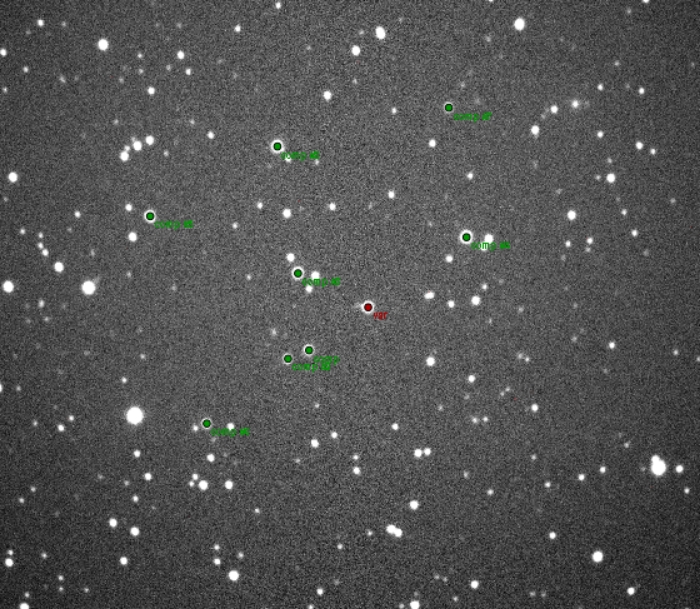 Mapka - WASP-36, JD 2457485.31505