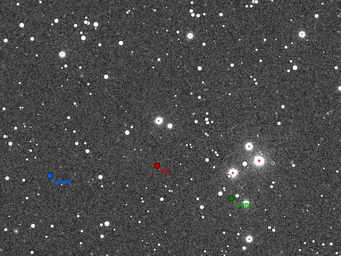 Mapka - V0523 And, JD 2455799.50292
