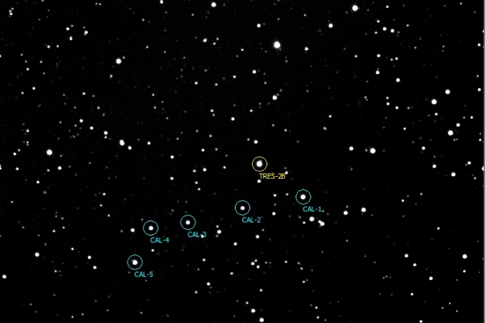 Mapka - TrES-2, JD 2457584.37761