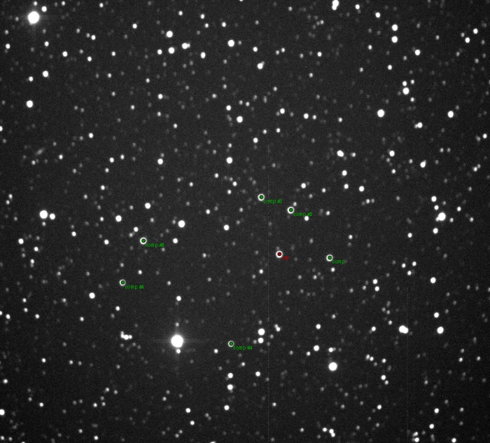 Mapka - WASP-2, JD 2457624.37135
