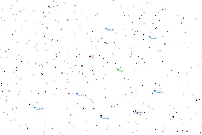 Mapka - WASP-33, JD 2457626.36049