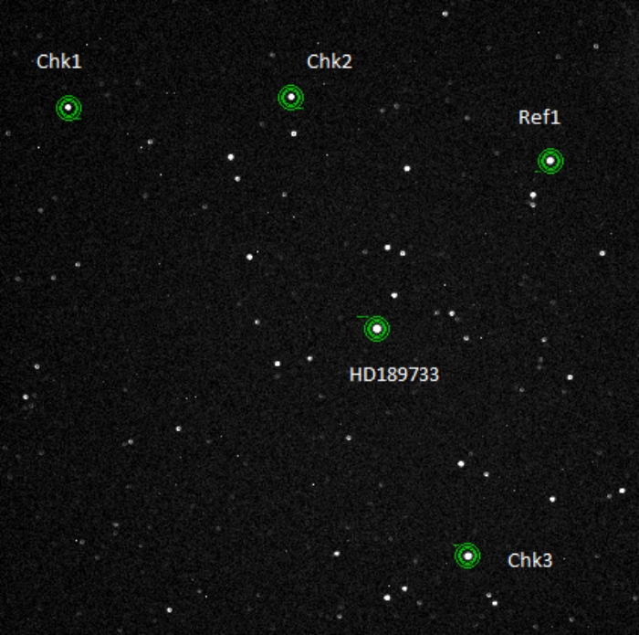 Mapka - HD189733, JD 2457642.73900