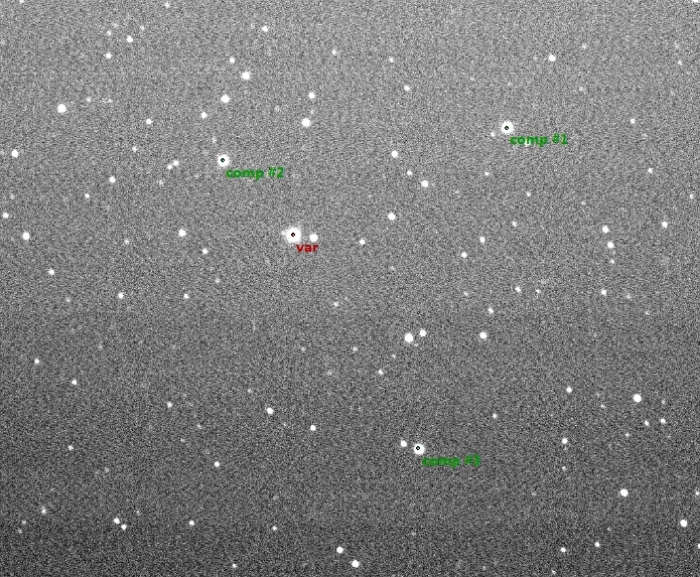 Mapka - WASP-33, JD 2457665.40101