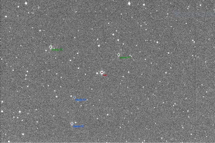 Mapka - WASP-33, JD 2457726.39278