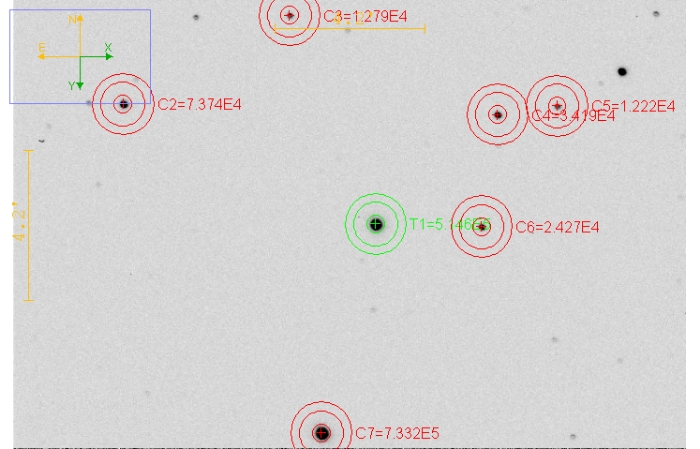 Mapka - WASP-77, JD 2457695.53237