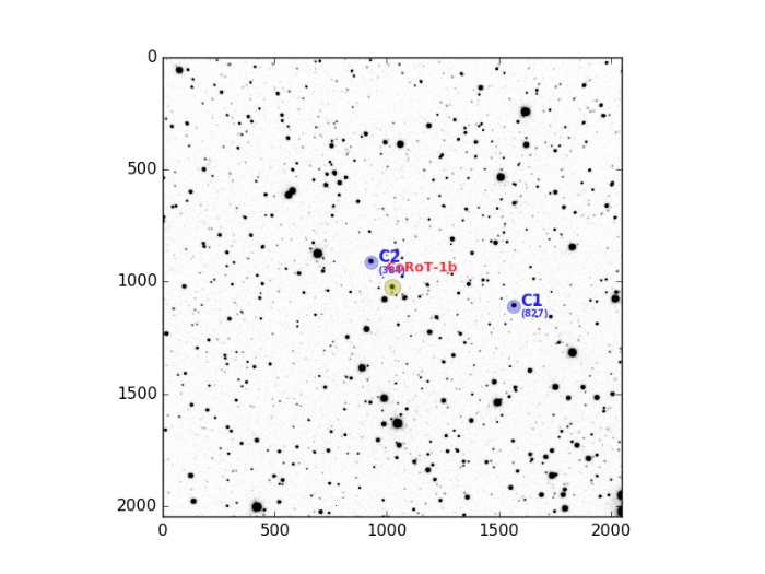 Mapka - CoRoT-1, JD 2457798.93046