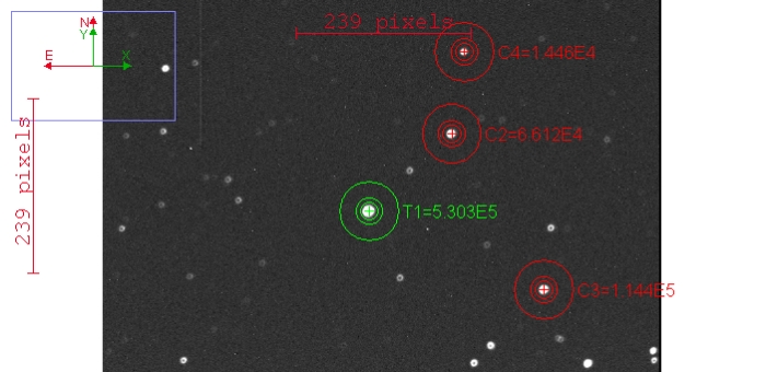 Mapka - WASP-14, JD 2457867.36207