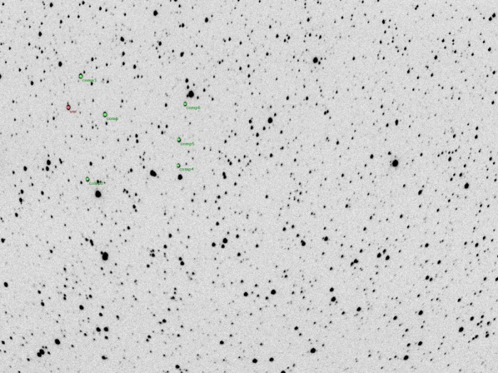Mapka - WASP-2, JD 2457964.36373