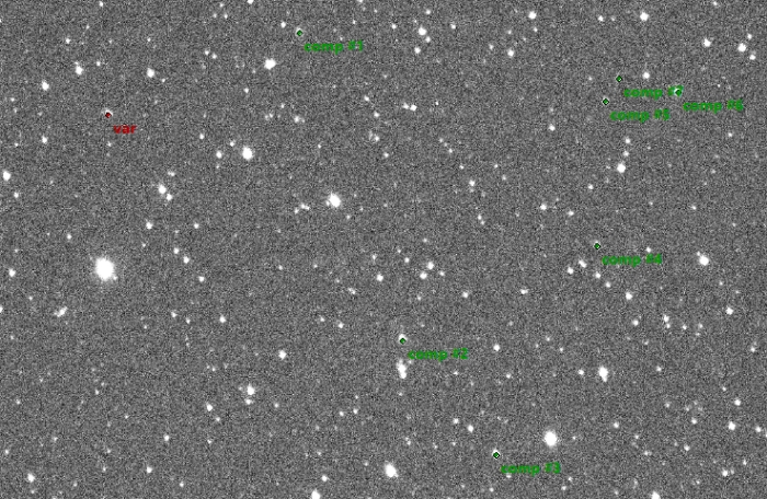 Mapka - WASP-2, JD 2457977.34450