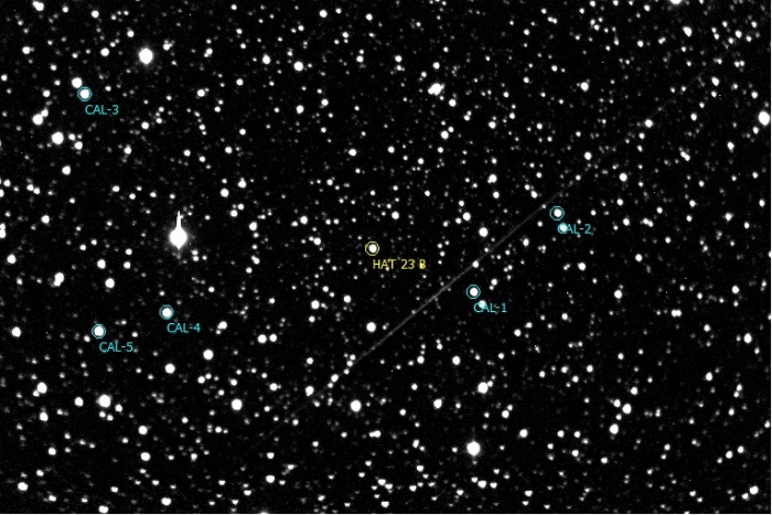 Mapka - HAT-P-23, JD 2458077.25848