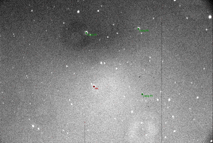 Mapka - WASP-33, JD 2458042.33747