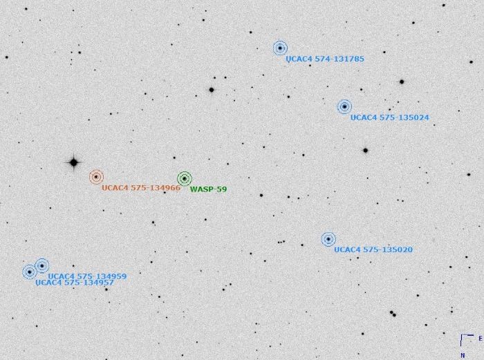 Mapka - WASP-59, JD 2457660.22339