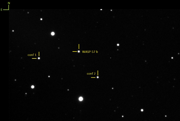 Mapka - WASP-57, JD 2458227.41020