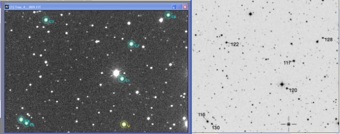 Mapka - TrES-4, JD 2458246.70789