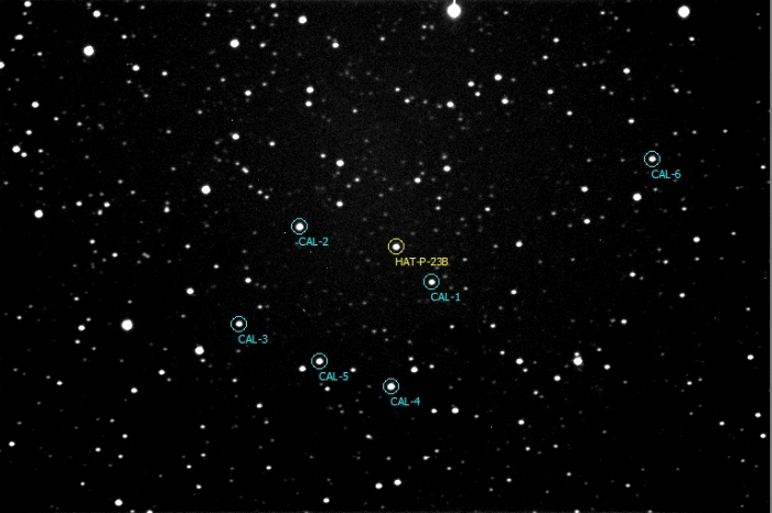 Mapka - HAT-P-23, JD 2458311.37010