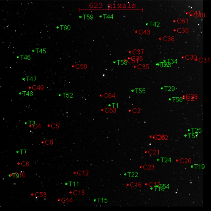 Mapka - WASP-3, JD 2458321.33282