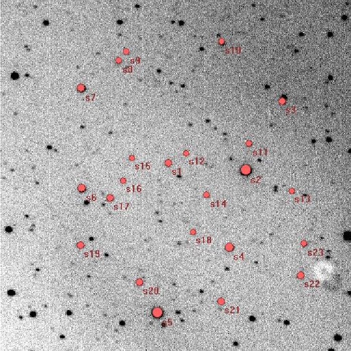 Mapka - V1828 Aql, JD 2455808.27363