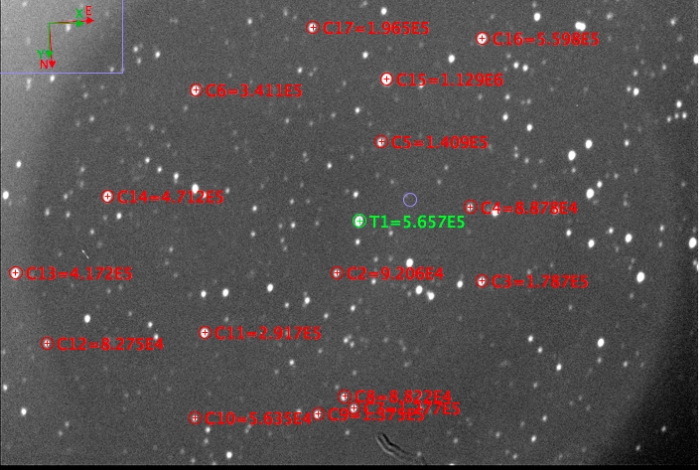 Mapka - TrES-2, JD 2458409.62300
