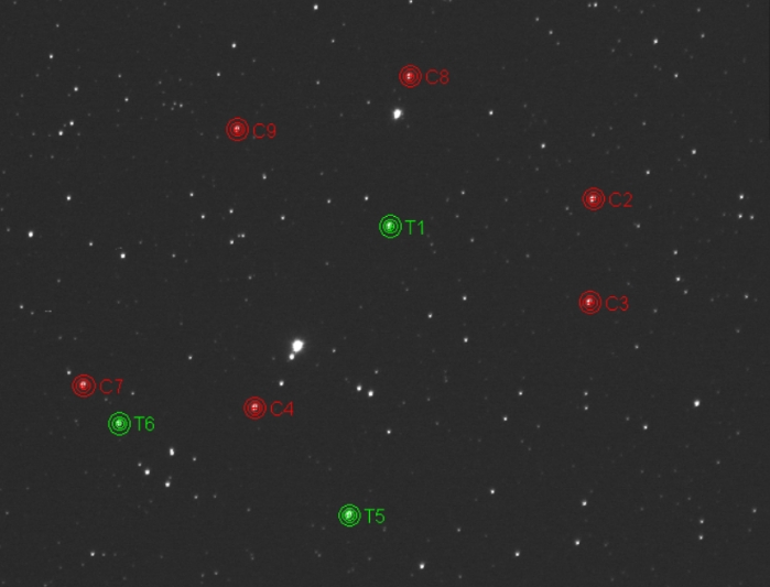 Mapka - HAT-P-8, JD 2458372.28360