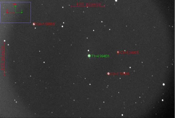 Mapka - WASP-33, JD 2458415.61400