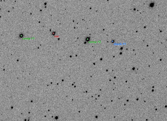 Mapka - WASP-1, JD 2458438.24172