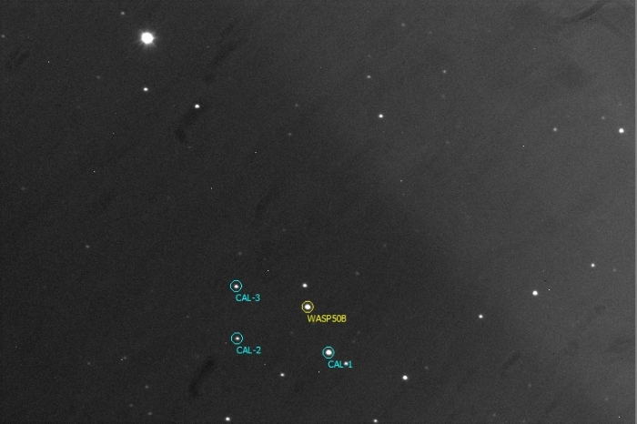 Mapka - WASP-50, JD 2458487.27010