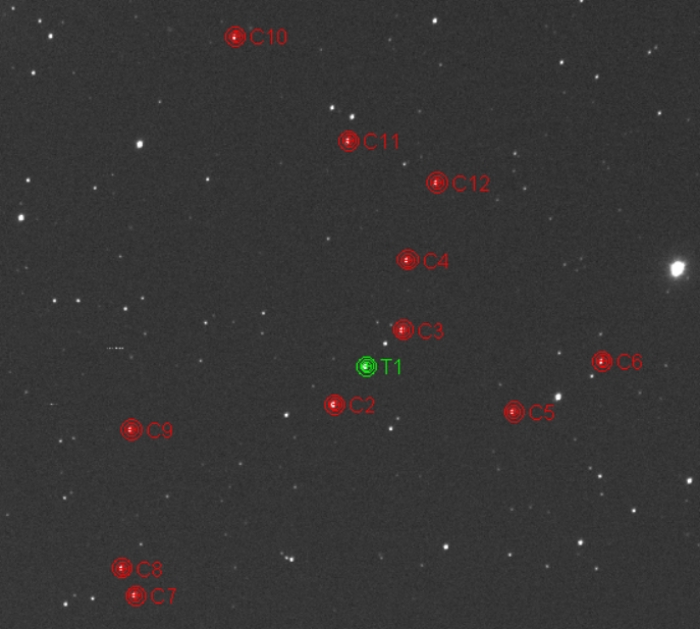 Mapka - WASP-32, JD 2458364.43738