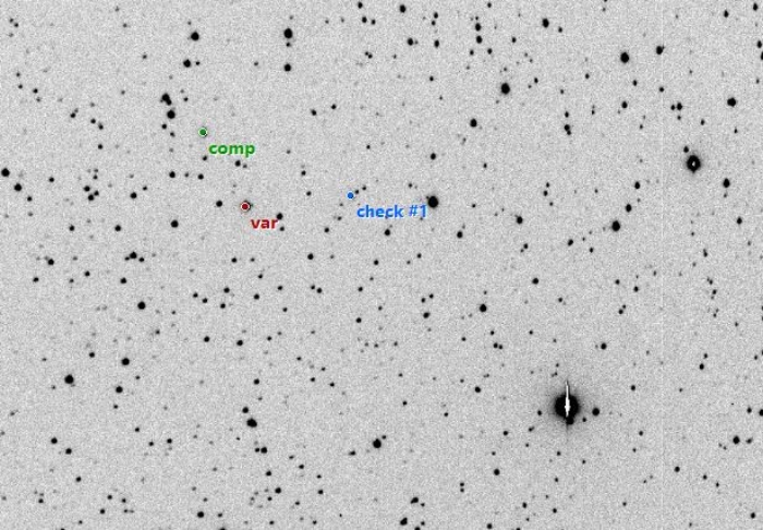 Mapka - TrES-2, JD 2455074.31986