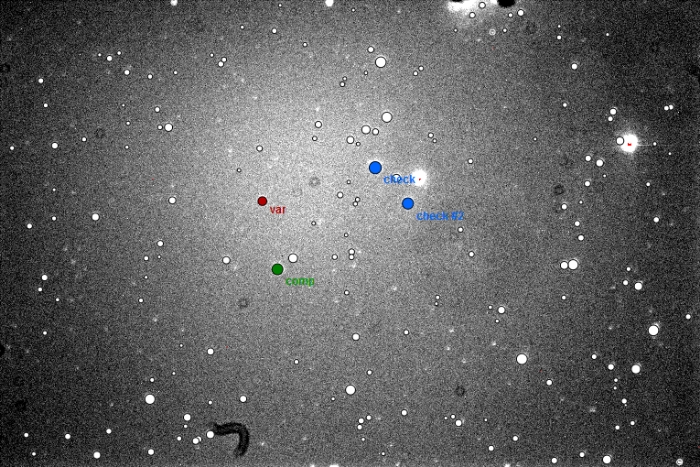 Mapka - V0523 And, JD 2455815.36126